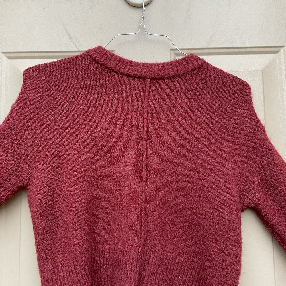Yet Again Rust Cropped Sweater